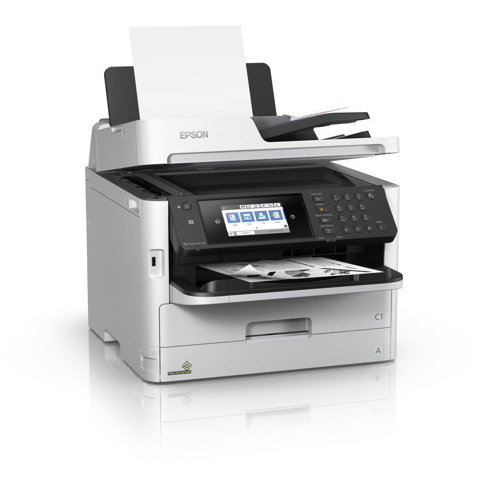 Epson WorkForce Pro WF-M5799DWF Imprimante multifonction monochrome à réservoirs rechargeables (C11CG04402) – Image 2