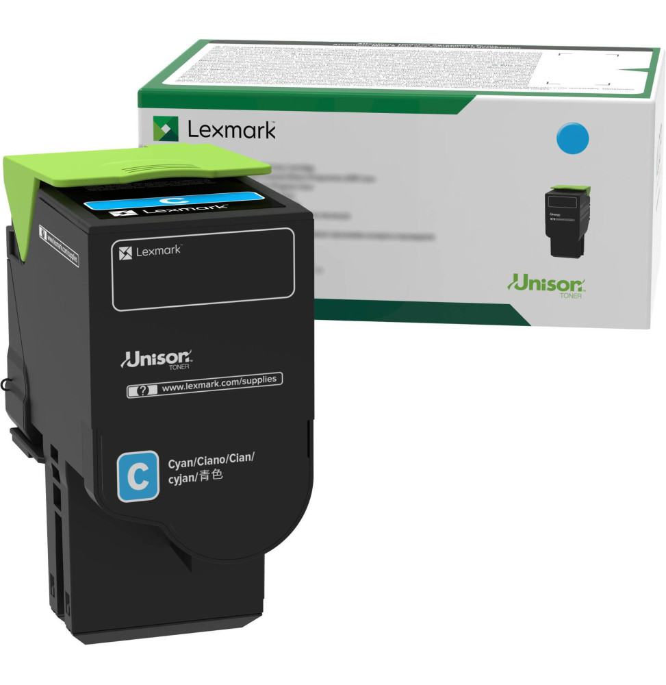 Lexmark CS632, CX635 Cartouche de toner Original Cyan (75M5XC0)