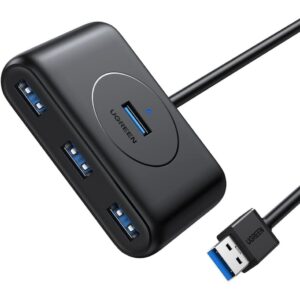 HUB USB 3.0 Ugreen 4 en 1 Supporte PD (Power Delivery) - 1M (20291)