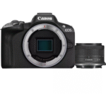 Appareil photo hybride Canon EOS R50 + objectif RF-S 18-45mm F4.5-6.3 IS STM (5811C013AA)