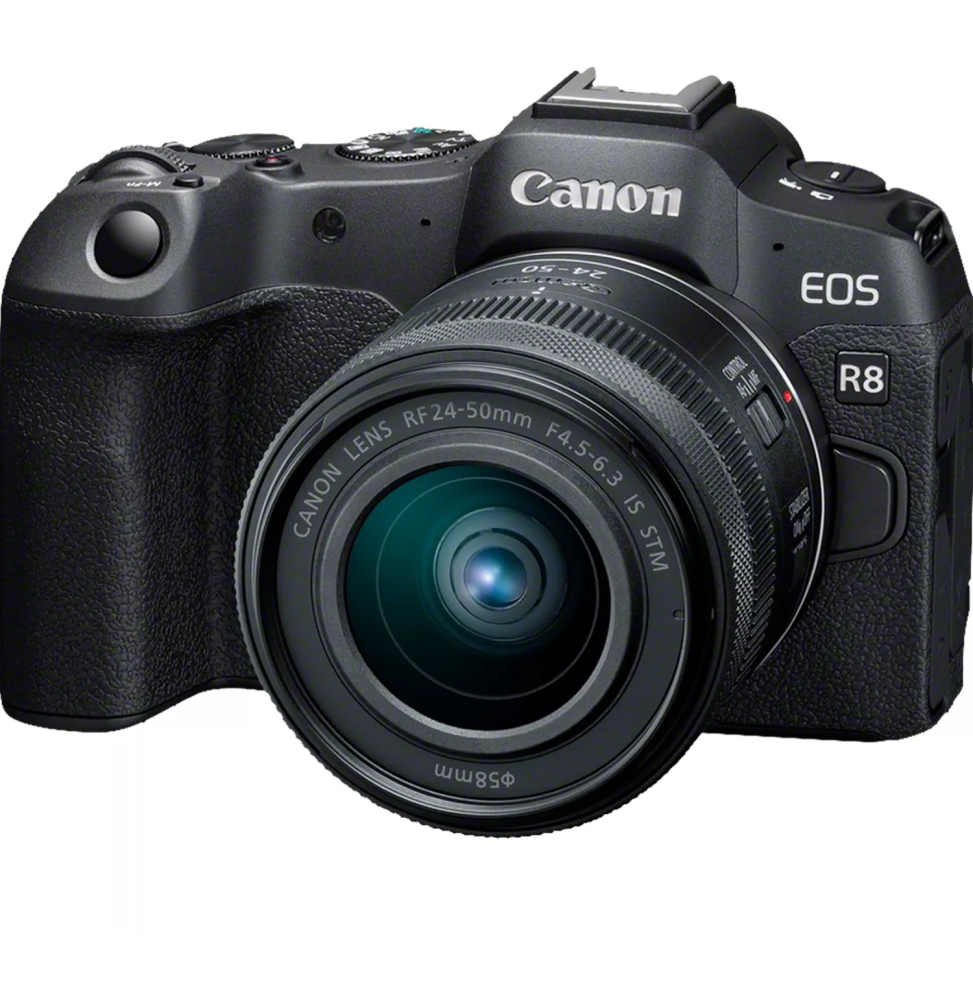 Appareil photo hybride Canon EOS R8 + objectif RF 24-50mm F4.5-6.3 IS STM (5803C013AA) – Image 2
