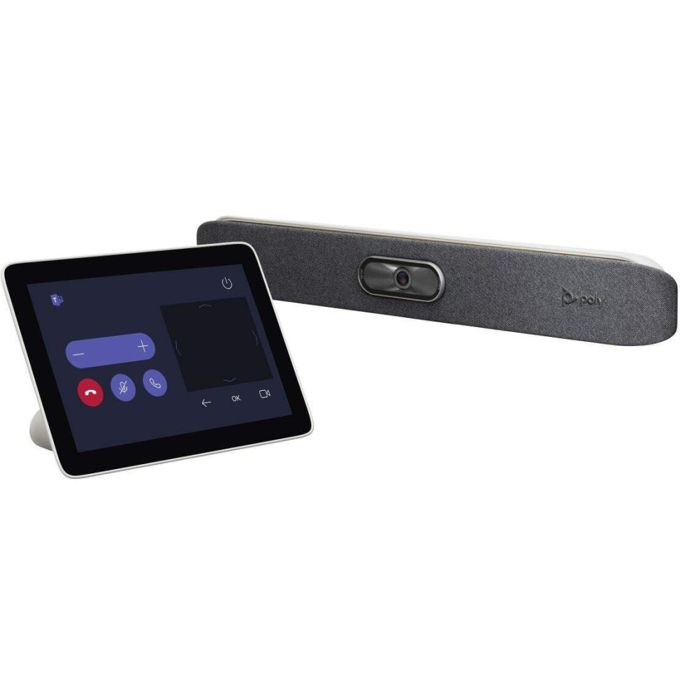 Barre de visioconférence Poly Studio X30 avec Poly TC8 (2200-86260-101)