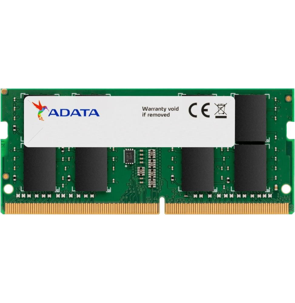 Barrette mémoire ADATA SO-DIMM 4GB DDR4-2666 MHz- PC portable (AD4S26664G19-RGN)