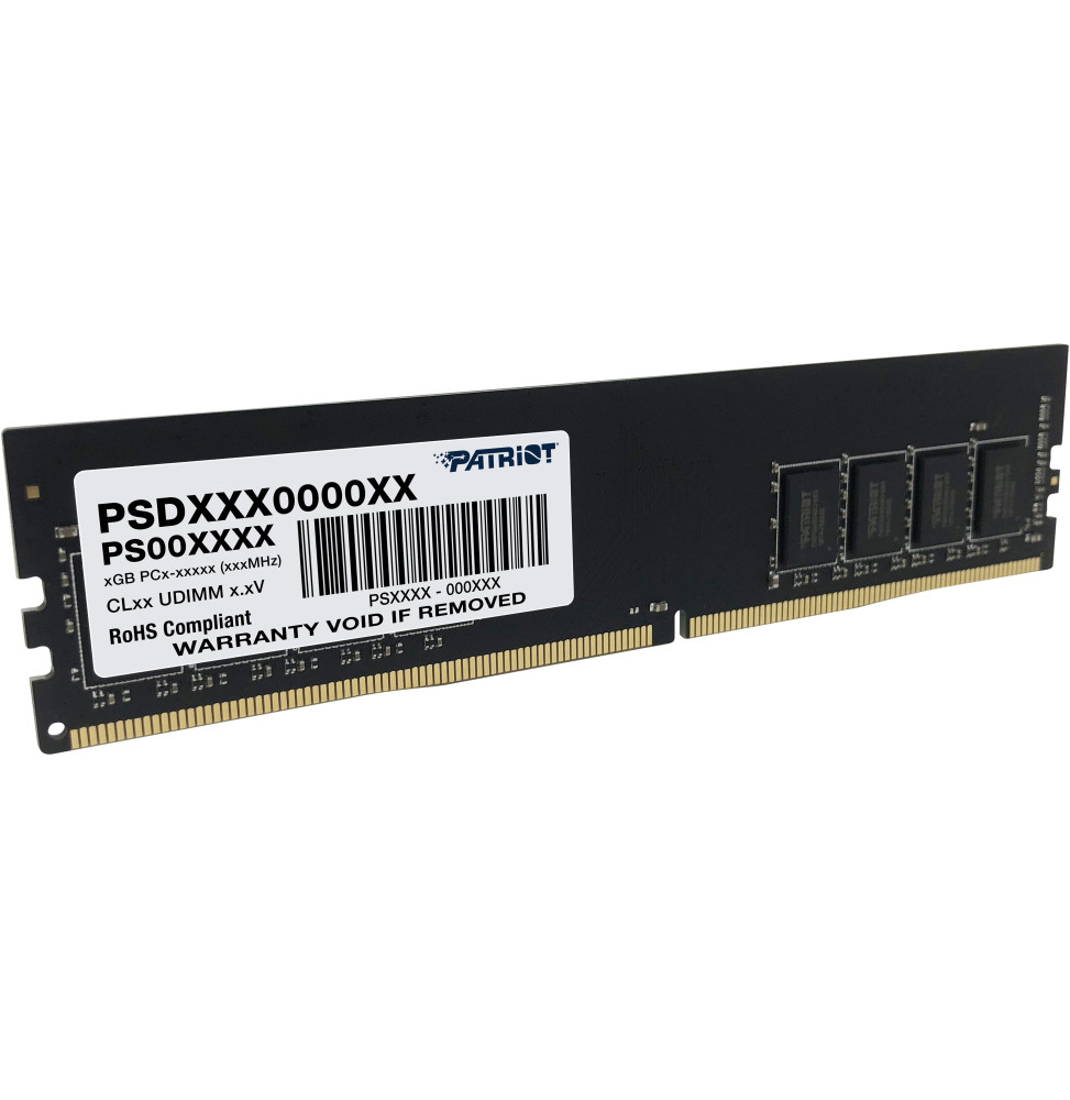 Barrette mémoire Patriot Signature 16GB U-DIMM DDR4 3200 MHz CL22 - Pc Bureau (PSD416G32002) – Image 2