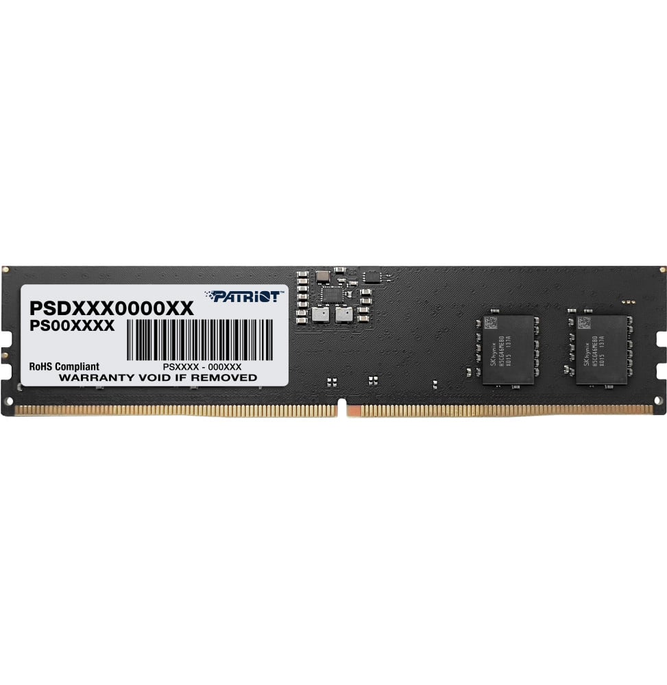 Barrette mémoire Patriot signature line 8GB U-DIMM DDR5 5600 MHz CL46 - Pc Bureau (PSD58G560082)
