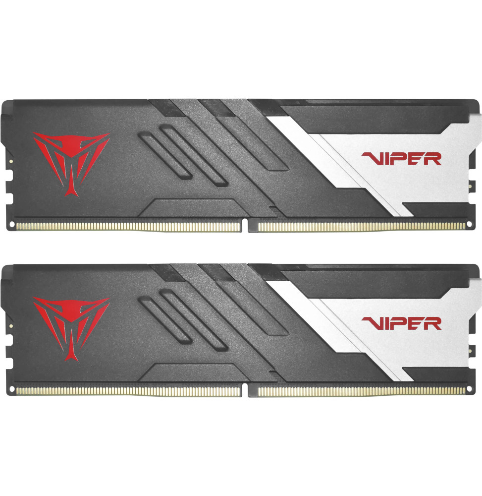 Barrette mémoire Patriot Viper Venom 64GB (32Gx2) U-DIMM DDR5 6400 MHz CL32 - Pc Bureau (PVV564G640C32K)