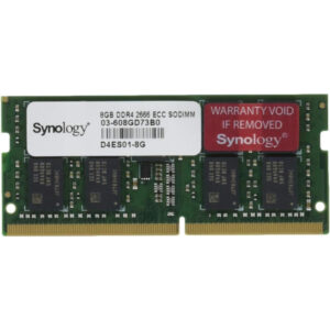Barrette mémoire Synology SO-DIMM 8GB DDR4 ECC - Serveur Nas (D4ES01-8G)