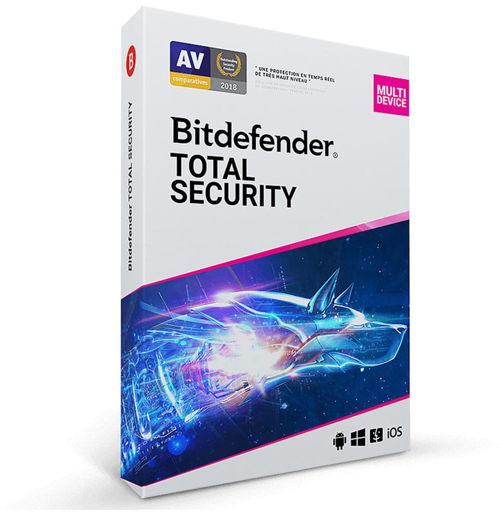 Bitdefender Total Security - 1 Postes / 1 an