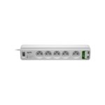 Bloc parafoudre APC 5 prises France 230V avec 2 ports de chargement USB