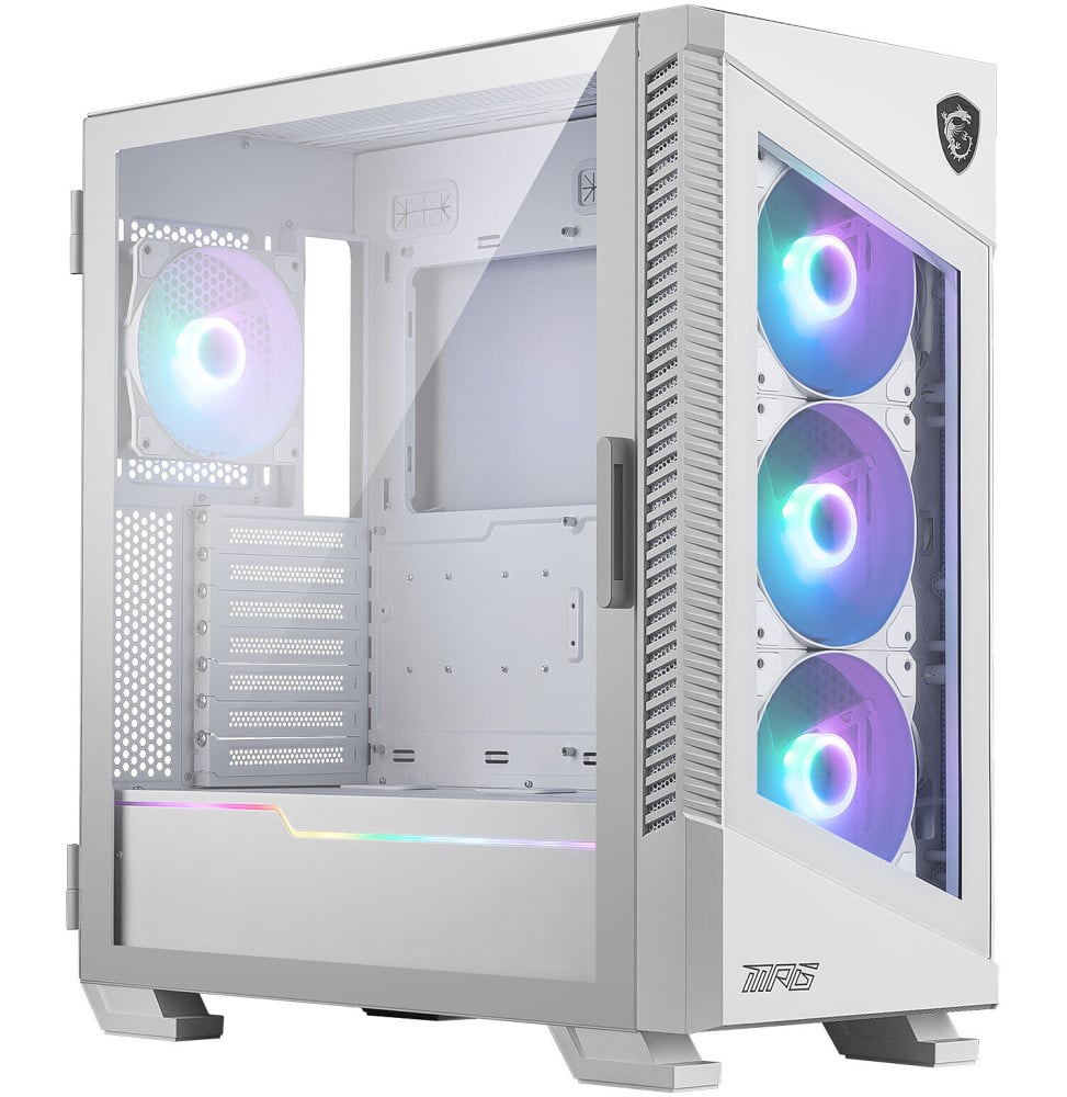 Boîtier PC Gaming MSI MPG VELOX 100R WHITE (306-7G18W22-809)
