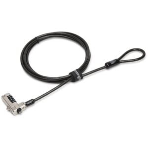 Câble de sécurité Kensington N17 ultra-fin à combinaison pour encoches Wedge (K68008EU)