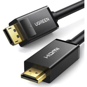 Câble Ugreen Displayport Male vers HDMI Male - 2 mètres (10202)