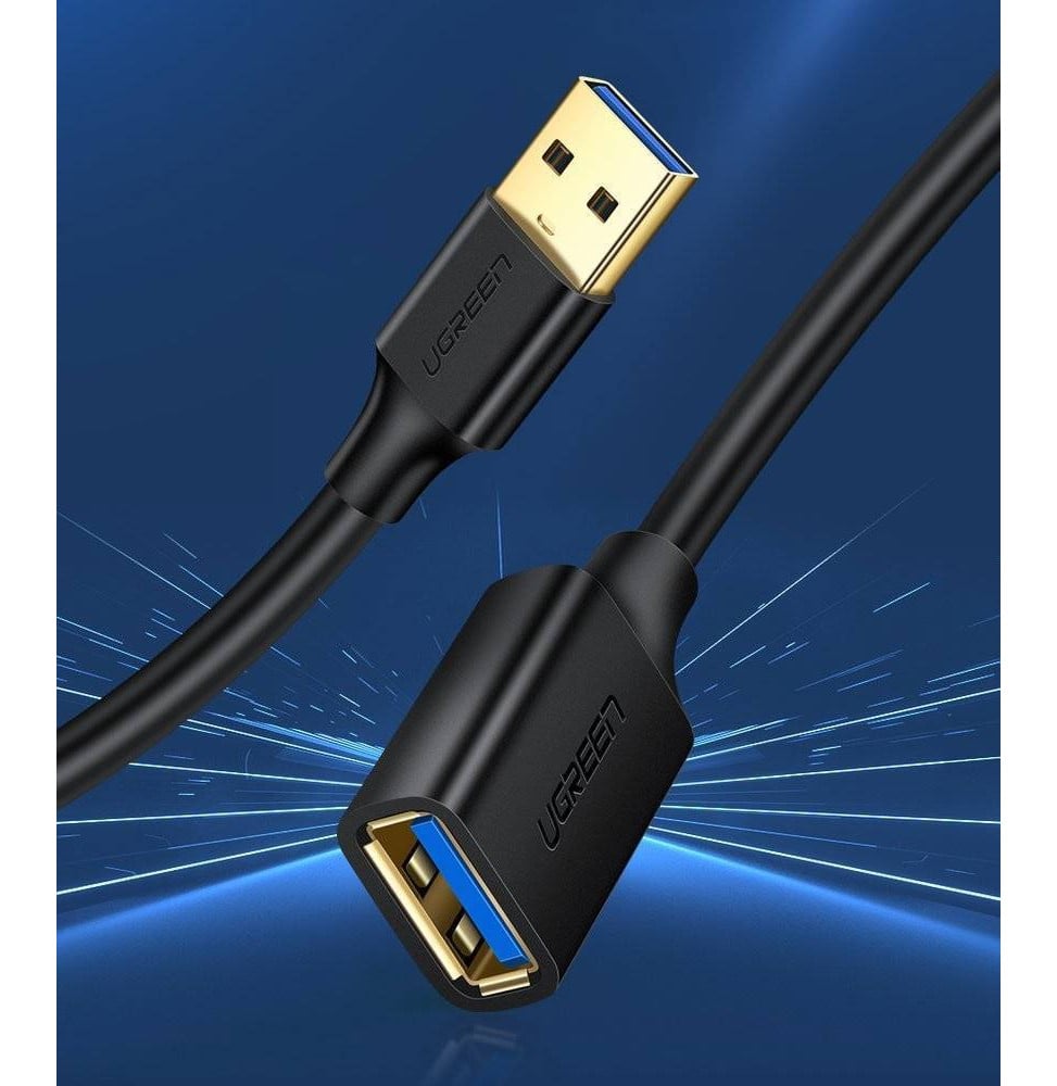Câble Ugreen USB 3.0 vers Female USB 3.0 - 1.5 mètre (30126) – Image 2