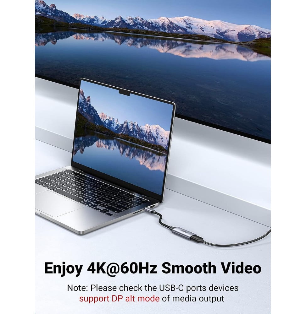 Câble Ugreen USB-C vers HDMI Female (70444) – Image 2
