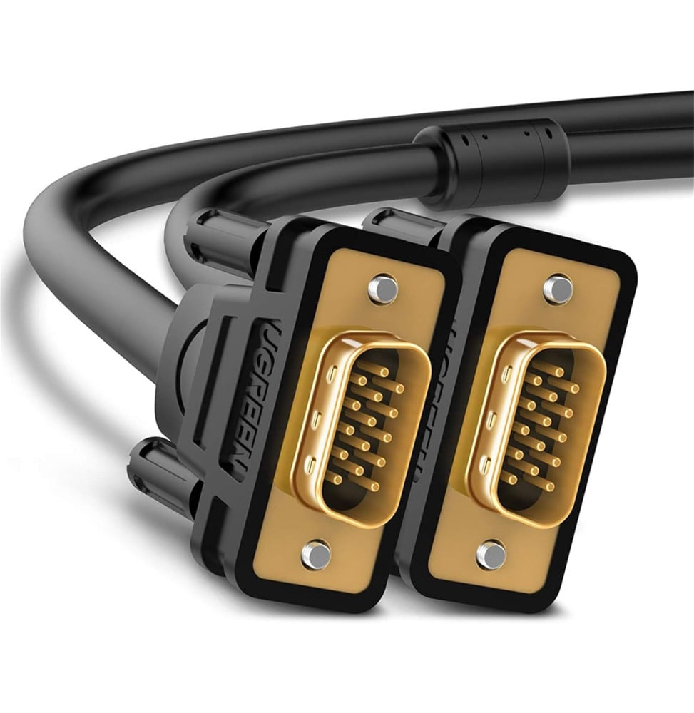 Câble Ugreen VGA Mâle vers Mâle - 2 mètres (11646)