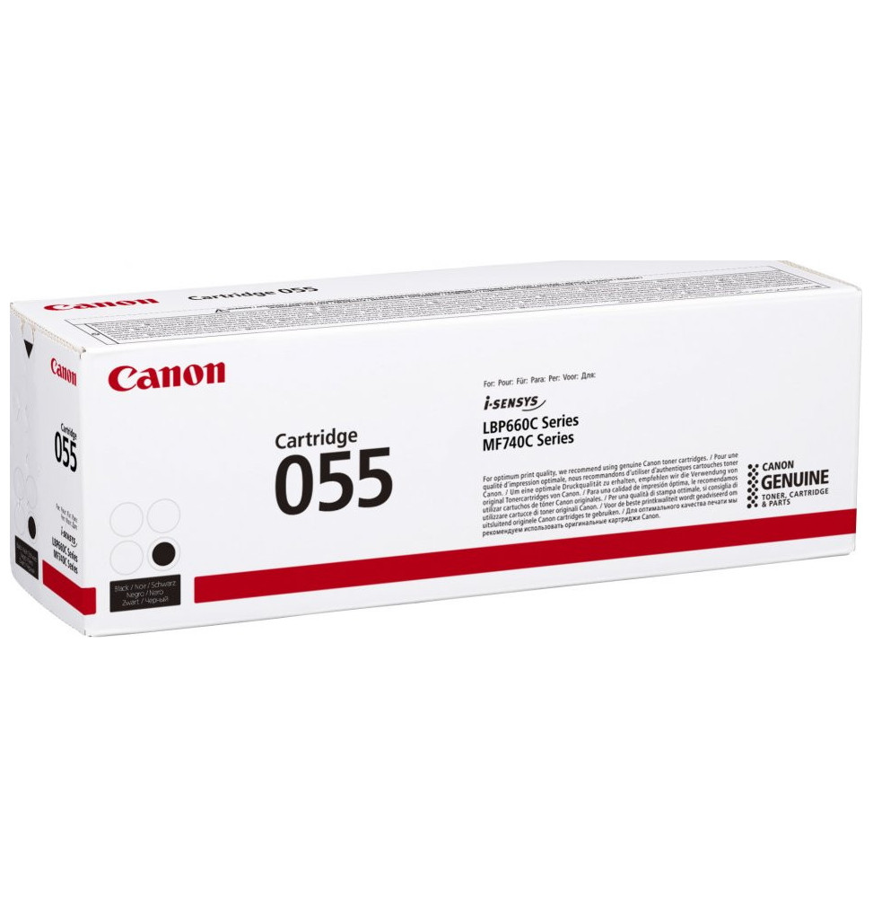 Canon 055 Cartouche de toner 1 pièce(s) Original Noir (3016C002AA)
