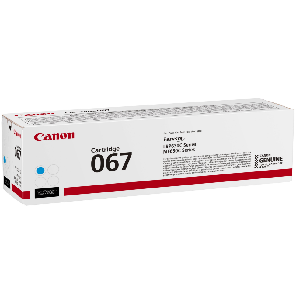 Canon 067 Cyan - Toner Canon d'origine (5101C002AA) – Image 2