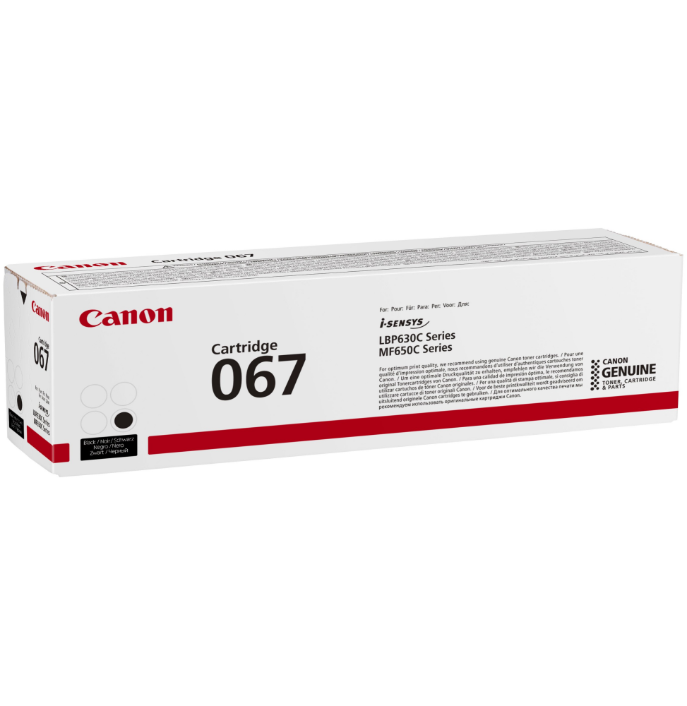 Canon 067 Noir - Toner Canon d'origine (5102C002AA) – Image 2