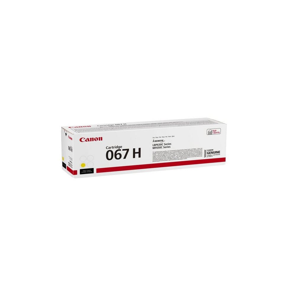 Canon 067H Cartouche de toner 1 pièce(s) Original Jaune 067H jaune (5103C002AA) – Image 2