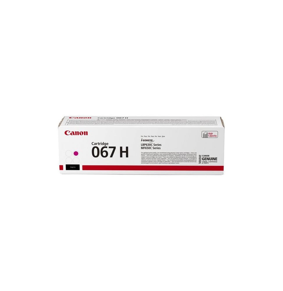 Canon 067H Cartouche de toner 1 pièce(s) Original Magenta 067H magenta (5104C002AA)