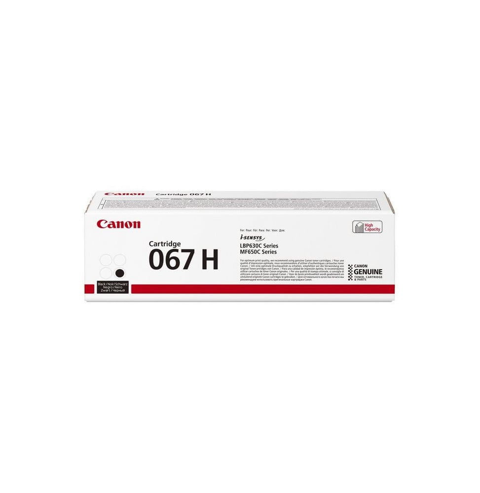 Canon 067H Cartouche de toner 1 pièce(s) Original Noir 067H noir (5106C002AA)