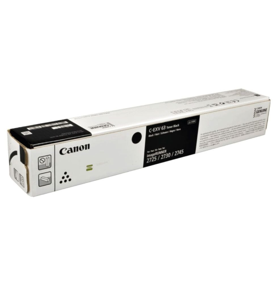 Canon C-EXV 63 Cartouche de toner 1 pièce(s) Original Noir (5142C002AA)
