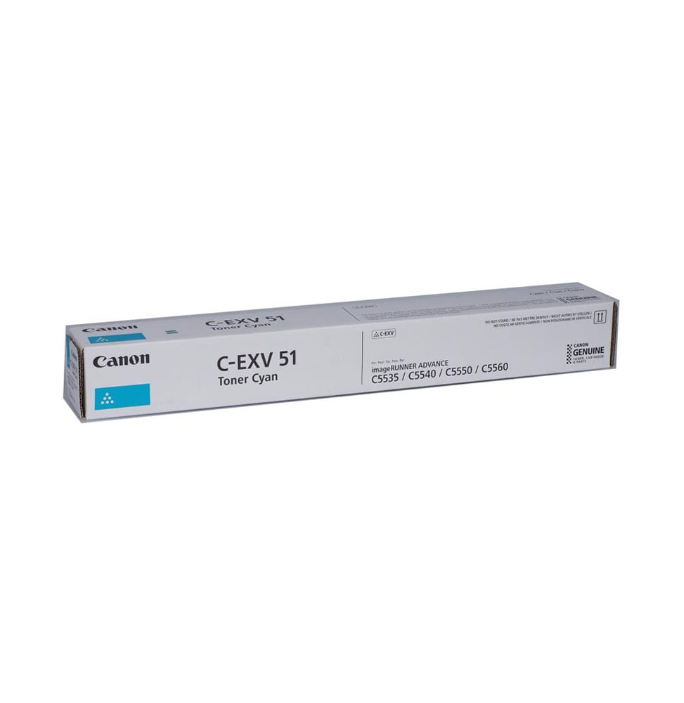 Canon C-EXV51 Cyan - Toner Canon d'origine (0482C002AB)