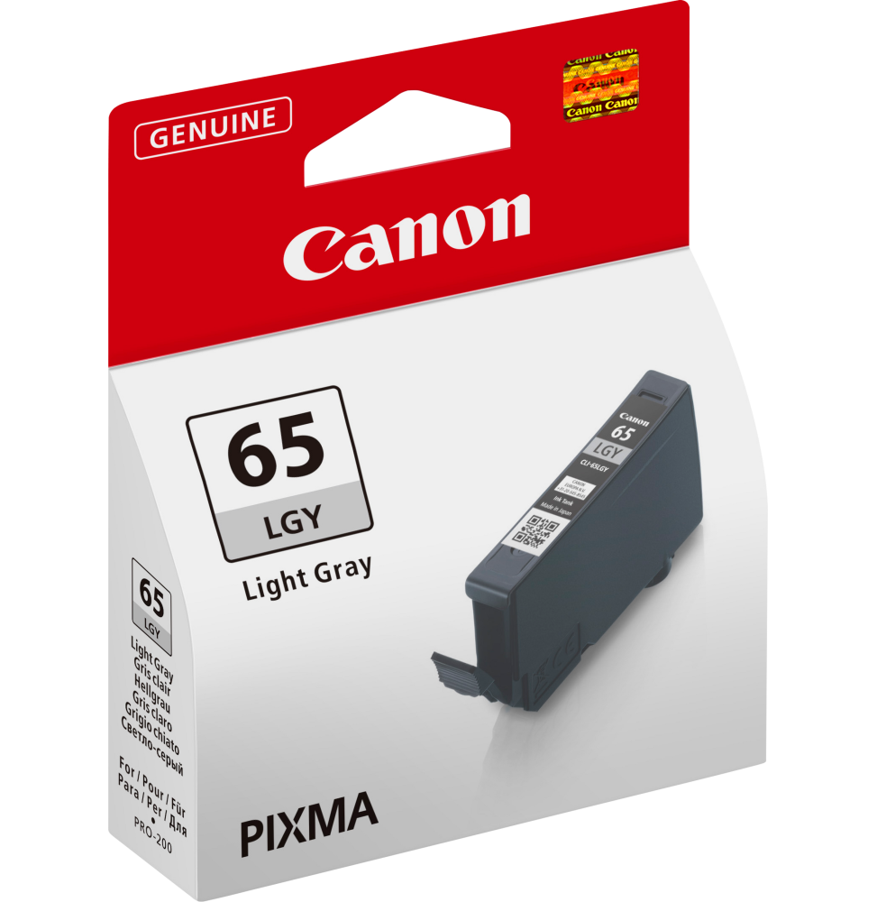 Canon CLI-65LGY gris clair - Cartouche d'encre Canon d'origine (4222C001AA) – Image 2