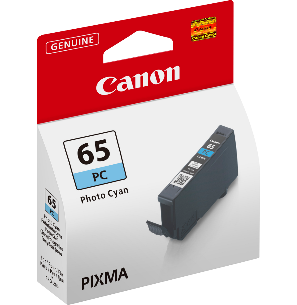 Canon CLI-65PC Cyan photo - Cartouche d'encre Canon d'origine (4220C001AA) – Image 2