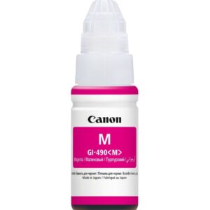 Canon GI-490 M Magenta - Bouteille d'encre Canon d'origine (0665C001AB)