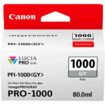 Canon PFI-1000 GY Gris - Cartouche d'encre Canon d'origine (0552C001AA)