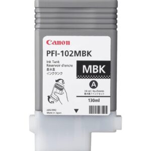 Canon PFI-102 Noir Mat - Cartouche d'encre Canon d'origine (0894B001AA)