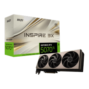 Carte Graphique MSI GeForce® RTX 5070 Ti 16G INSPIRE 3X OC (912-V531-281)