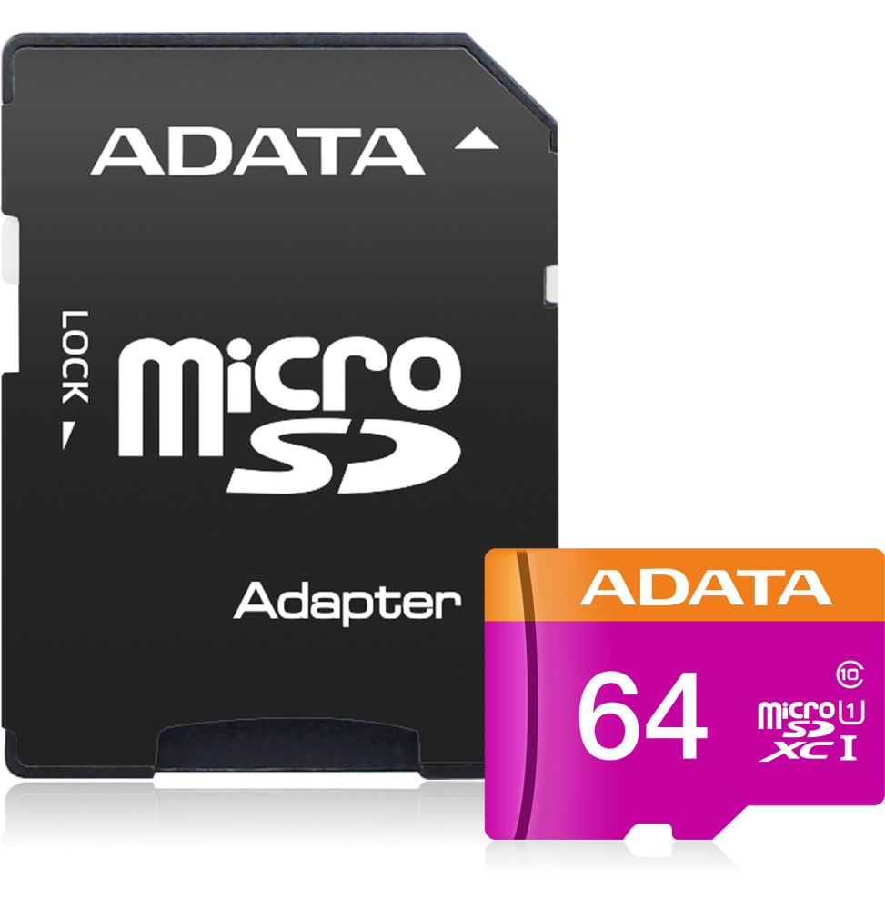 Carte Mémoire ADATA Micro SDHC Class 10 avec Adaptateur – Image 2