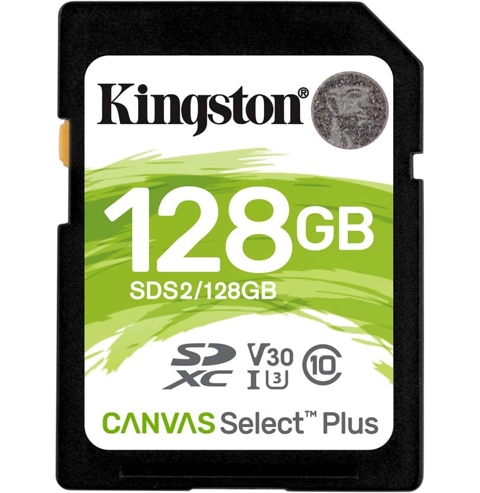Carte mémoire Kingston Canvas Select Plus 128 Go SDXC UHS-I Classe 10 (SDS2/128GB) – Image 2