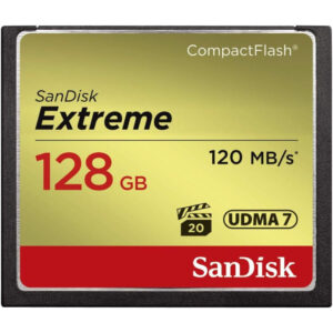 Carte mémoire SanDisk Extreme CompactFlash 128 Go (SDCFXSB-128G-G46)