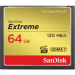 Carte mémoire SanDisk Extreme CompactFlash 64GB (SDCFXSB-064G-G46)