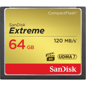 Carte mémoire SanDisk Extreme CompactFlash 64GB (SDCFXSB-064G-G46)