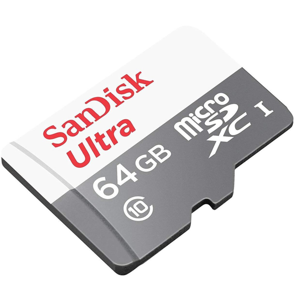 Carte Mémoire SanDisk Ultra 64 Go microSDXC™ UHS-I (SDSQUNR-064G-GN3MN) – Image 2