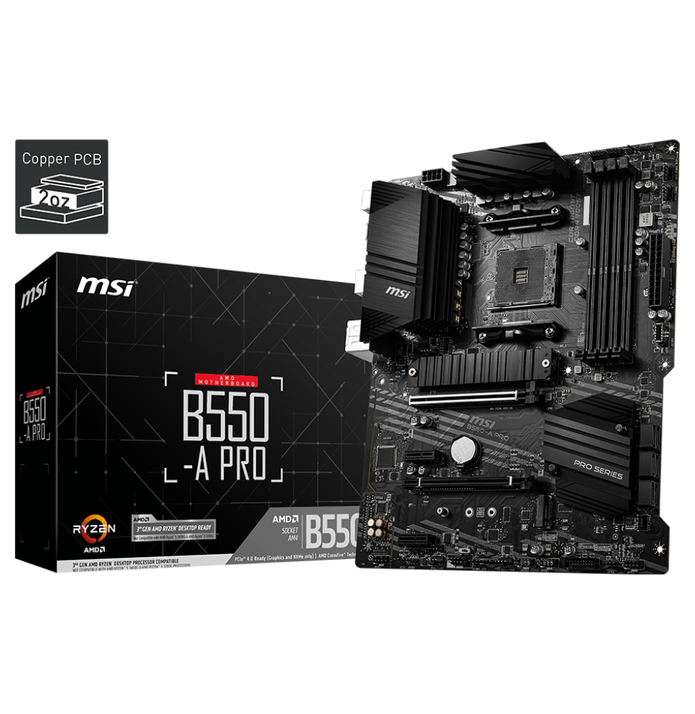 Carte Mère MSI AMD B550-A PRO Gaming Plus (911-7C56-076)