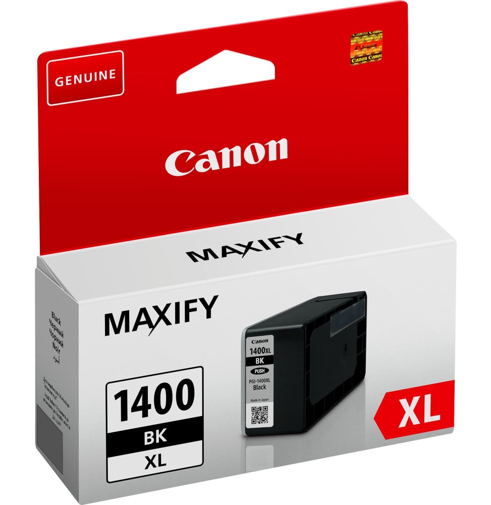 Canon PGI-1400XL BK Noir - Cartouche d'encre grande capacité Canon d'origine (9185B001AA)