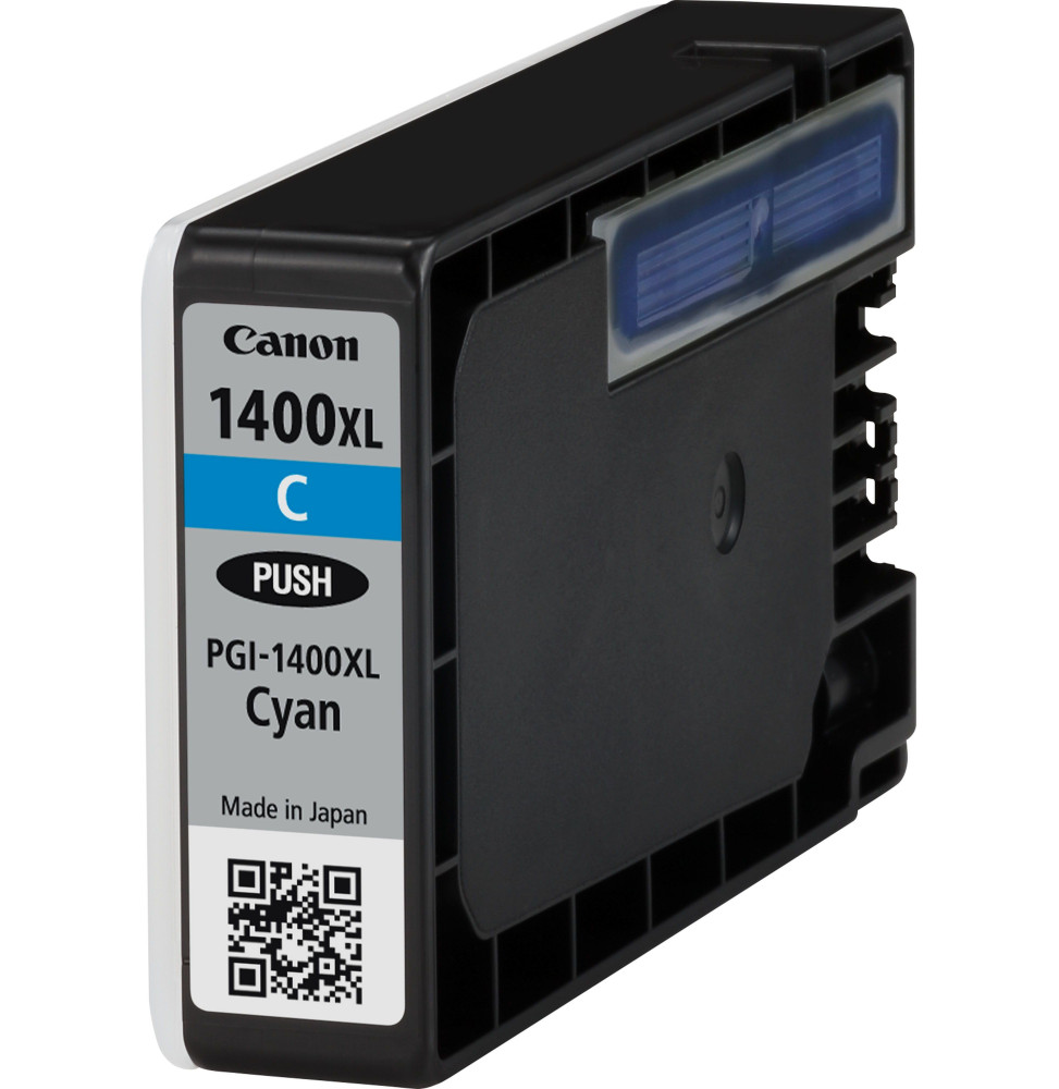 Canon PGI-1400XL C Cyan - Cartouche d'encre grande capacité Canon d'origine (9202B001AA) – Image 2