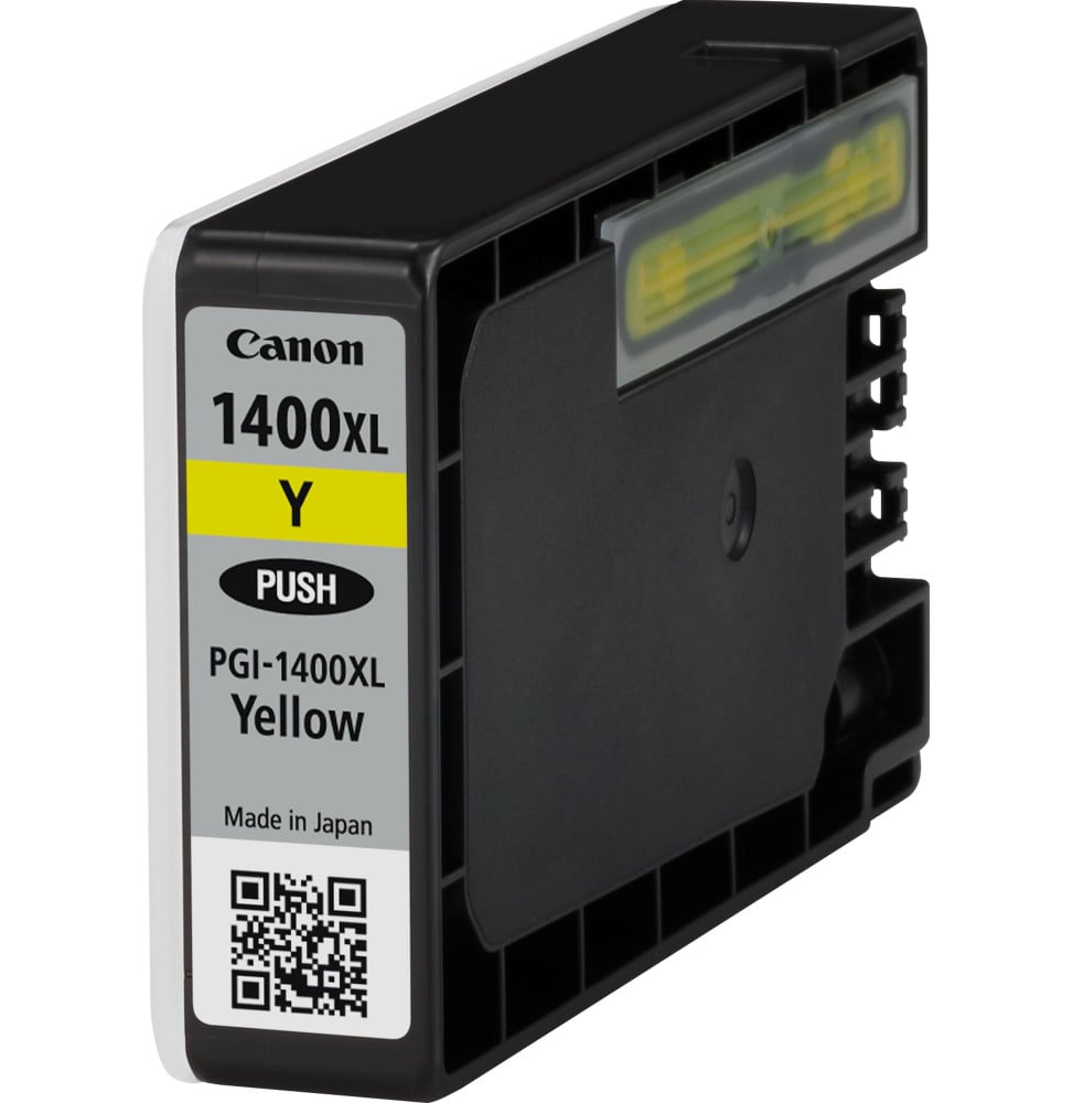 Canon PGI-1400XL Y Jaune - Cartouche d'encre grande capacité Canon d'origine (9204B001AA) – Image 2
