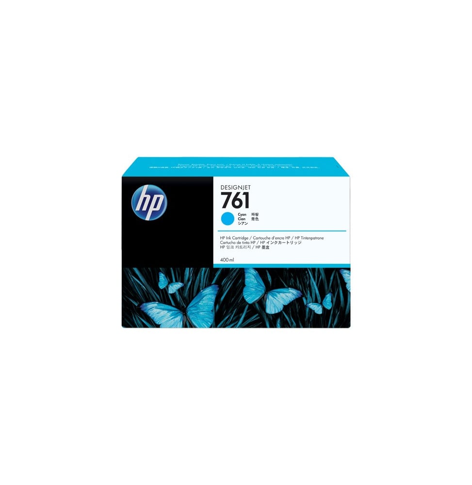 HP 761 Cyan - Cartouche d'encre HP d'origine (CM994A)