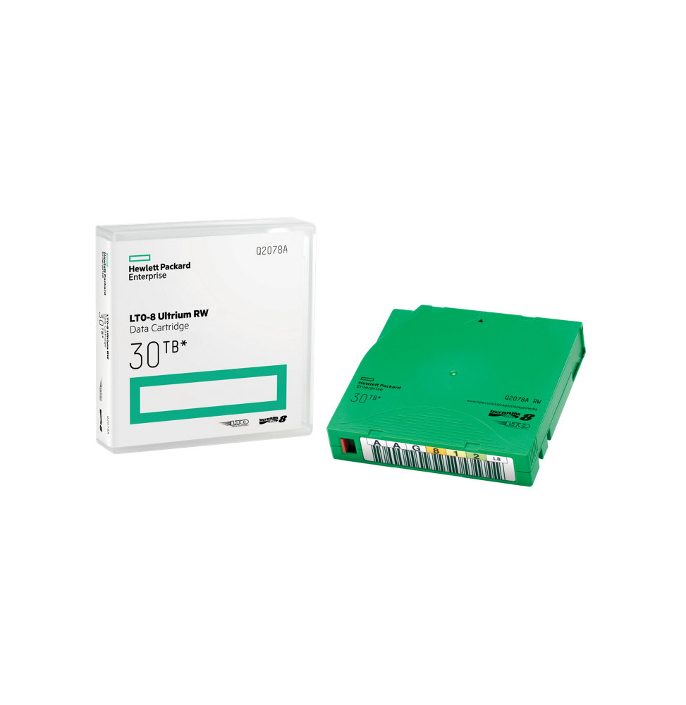 Cartouche de donnée HPE LTO-8 30 To Pack de 20 (Q2078AN)