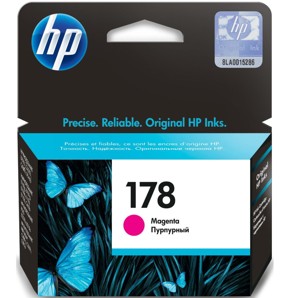 HP 178 Magenta - Cartouche d'encre HP d'origine (CB319HE)