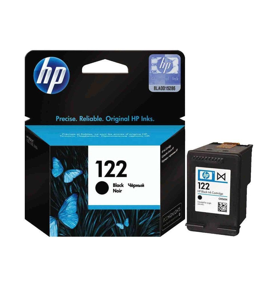 HP 122 Noir - Cartouche d'encre HP d'origine (CH561HE) – Image 2