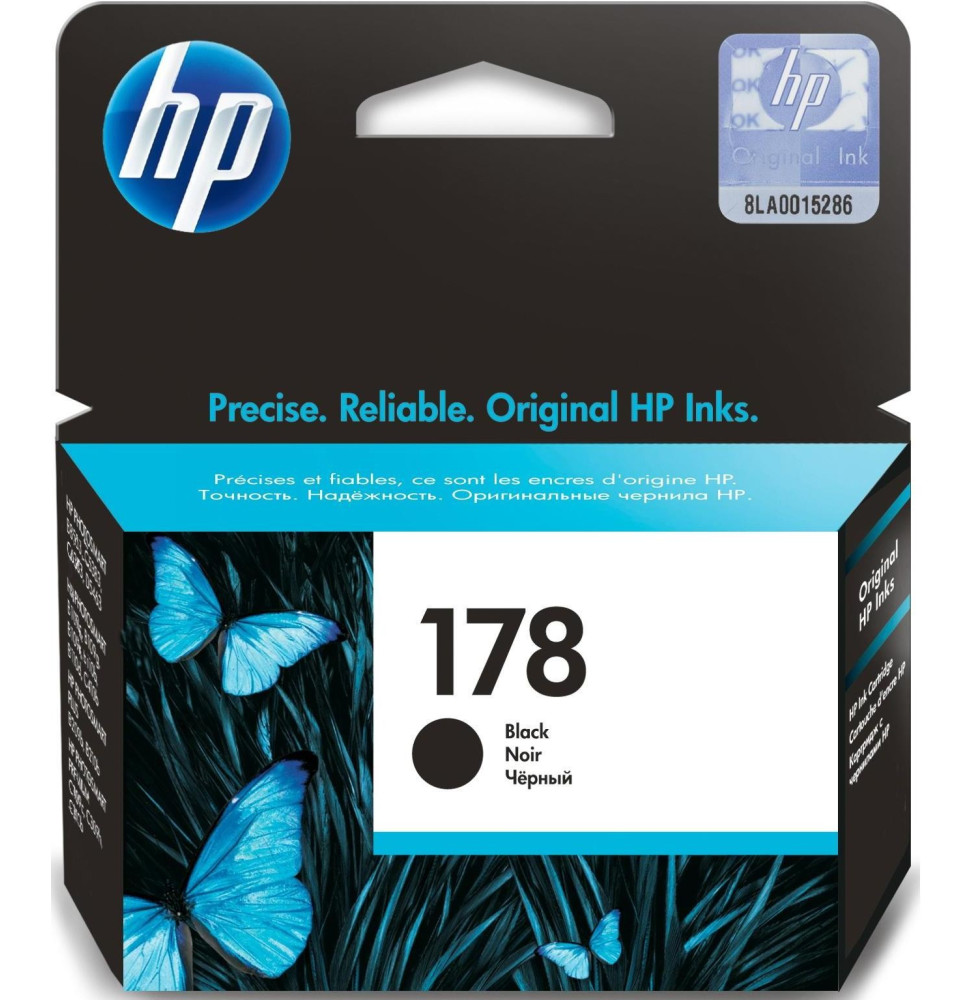 HP 178 Noir - Cartouche d'encre HP d'origine (CB316HE)