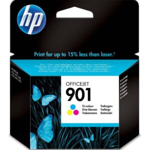 HP 901 trois couleurs - Cartouche d'encre HP d'origine (CC656AE)