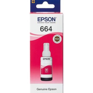 Epson 664 M (T6643) Magenta - Bouteille d'encre Epson d'origine (C13T66434A)